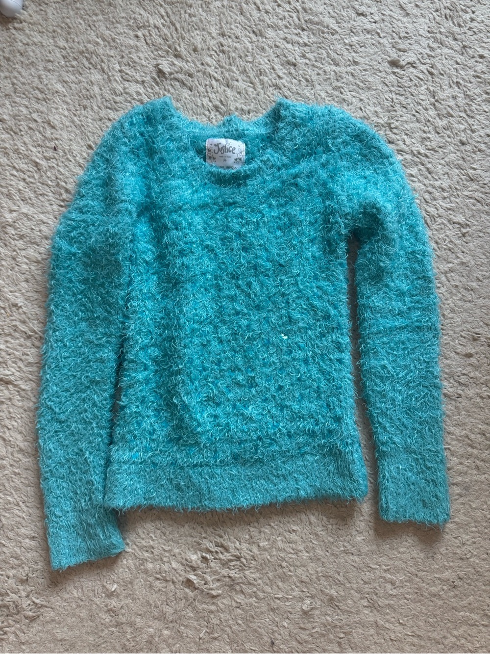 Y2K justice sequin sweater